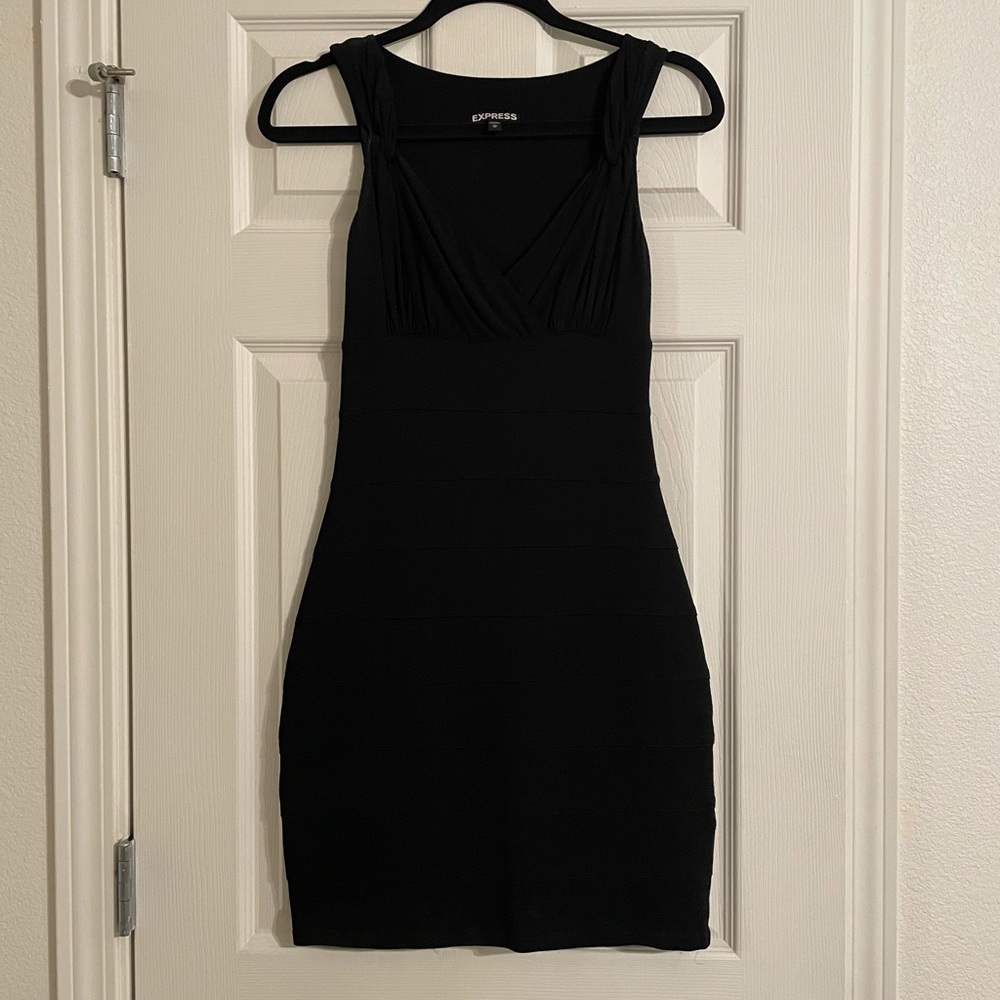 Express Little Black Bandage Dress